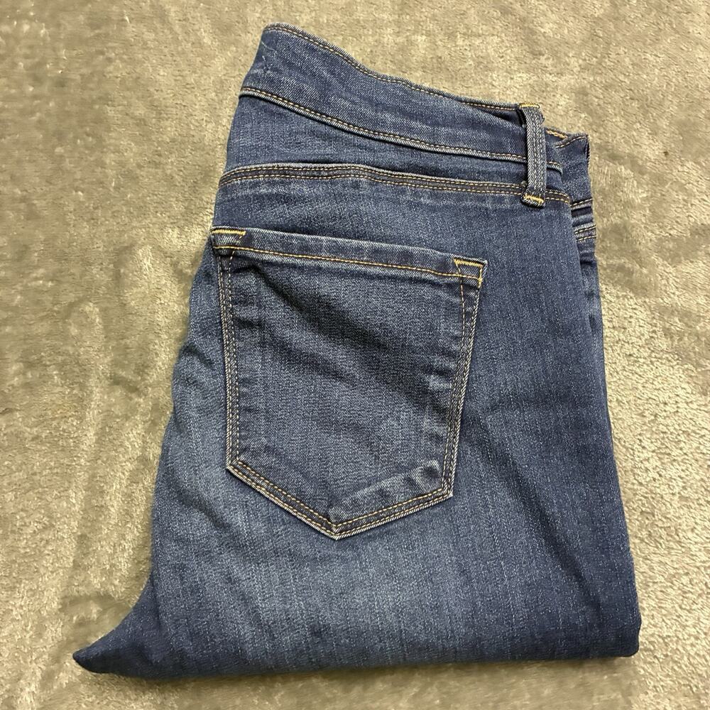 J Brand Womens Jeans Sz.26 Blue Denim Skinny Leg Dark Wash Mid Rise‎ Denim Pants
